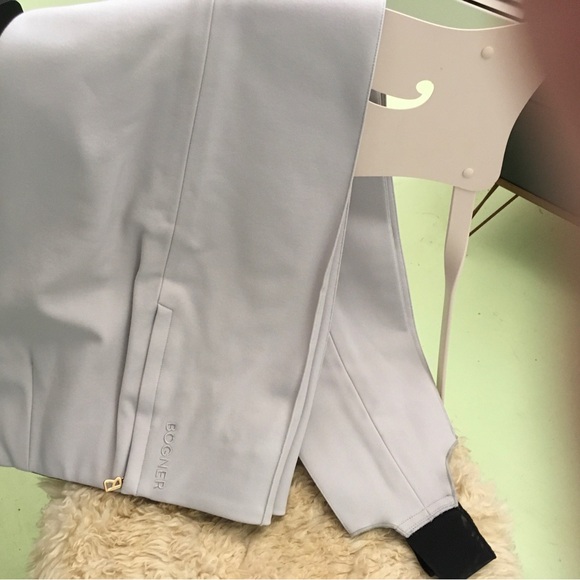 Bogner Elaine Tech Ski Pants 2018 light grey size 12 EU42 - Picture 2 of 8